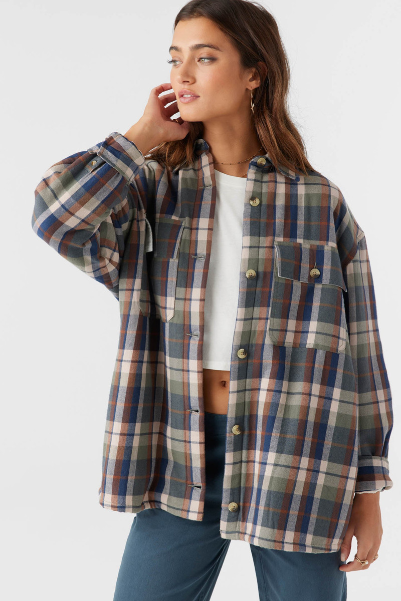 Chance High Pile Lined Flannel Jacket 8