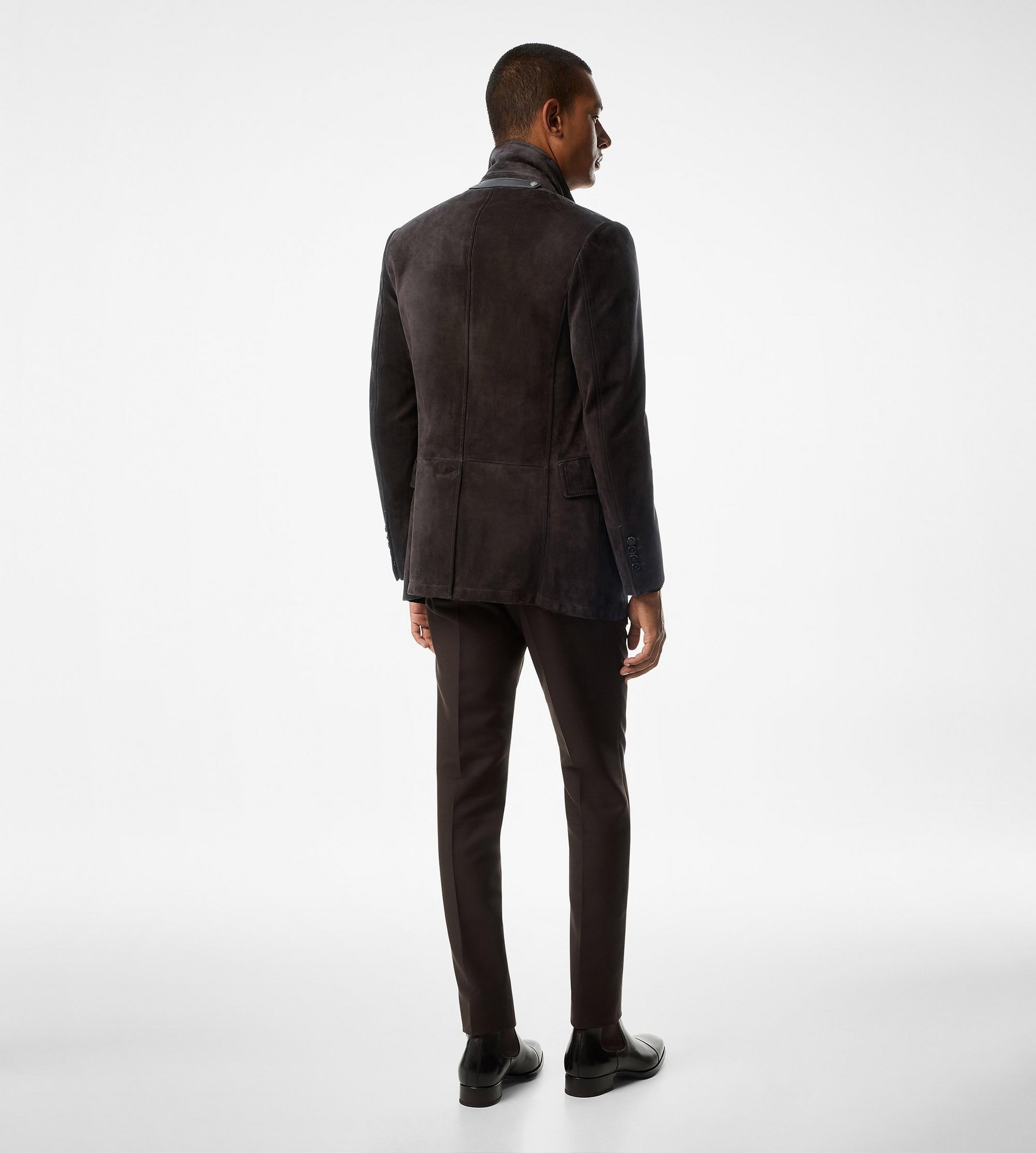 CASHMERE SUEDE SARTORIAL BLAZER - 3