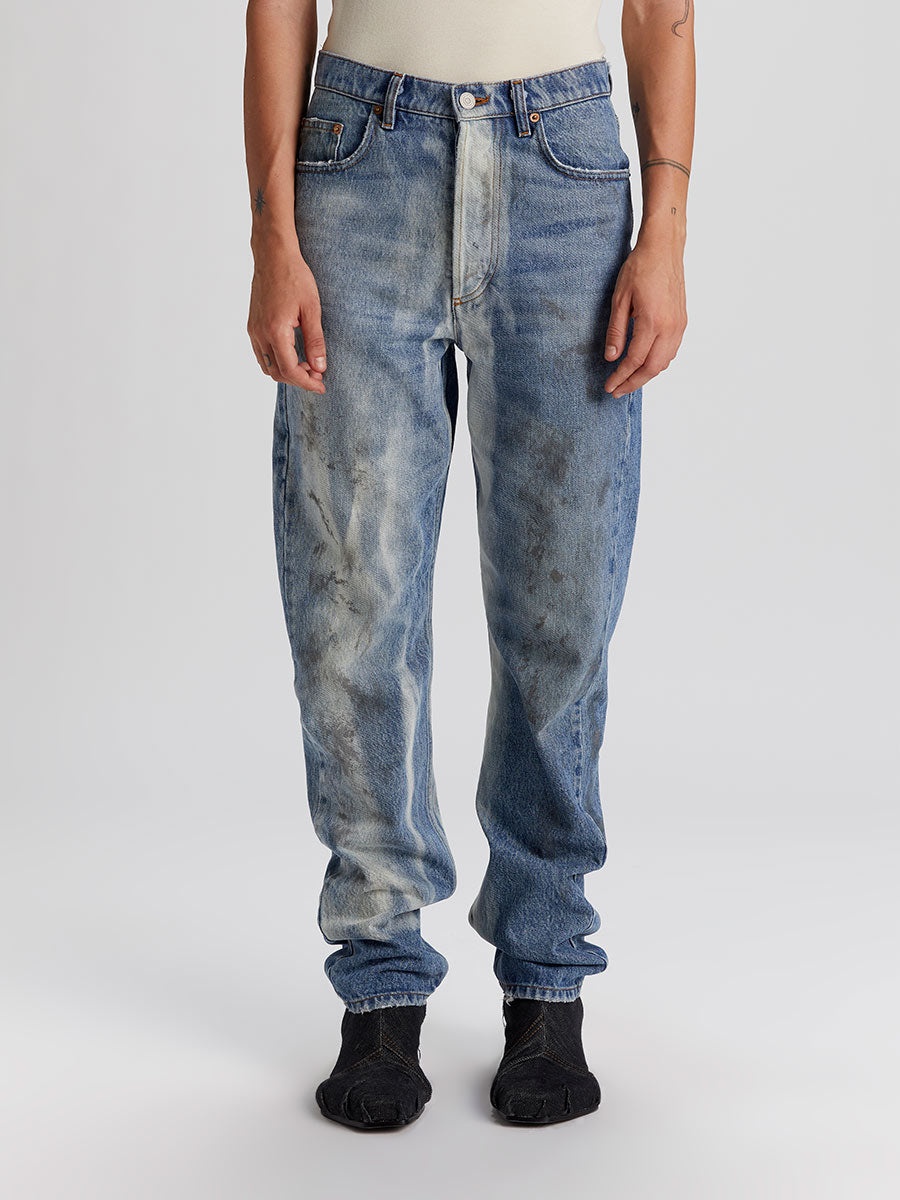 Magliano Blue Unregular Jeans