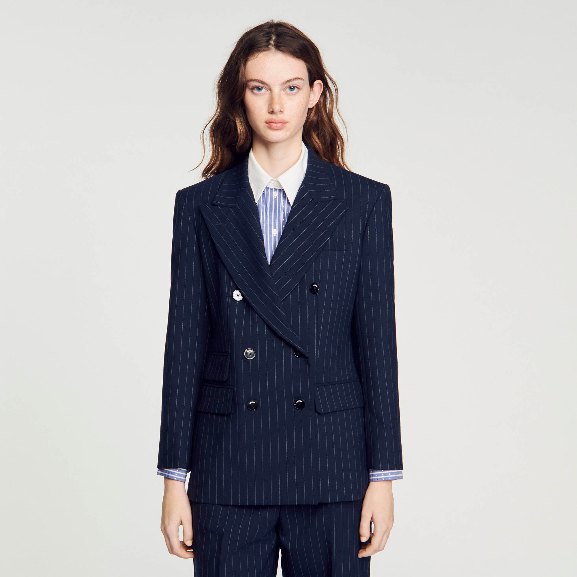 STRIPY SUIT JACKET - 5