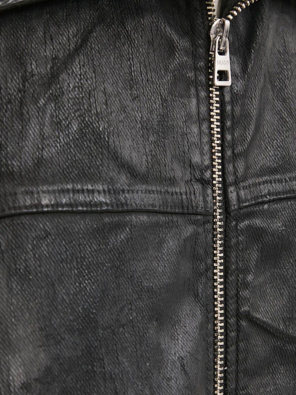 zip-fastening panelled jacket - 4