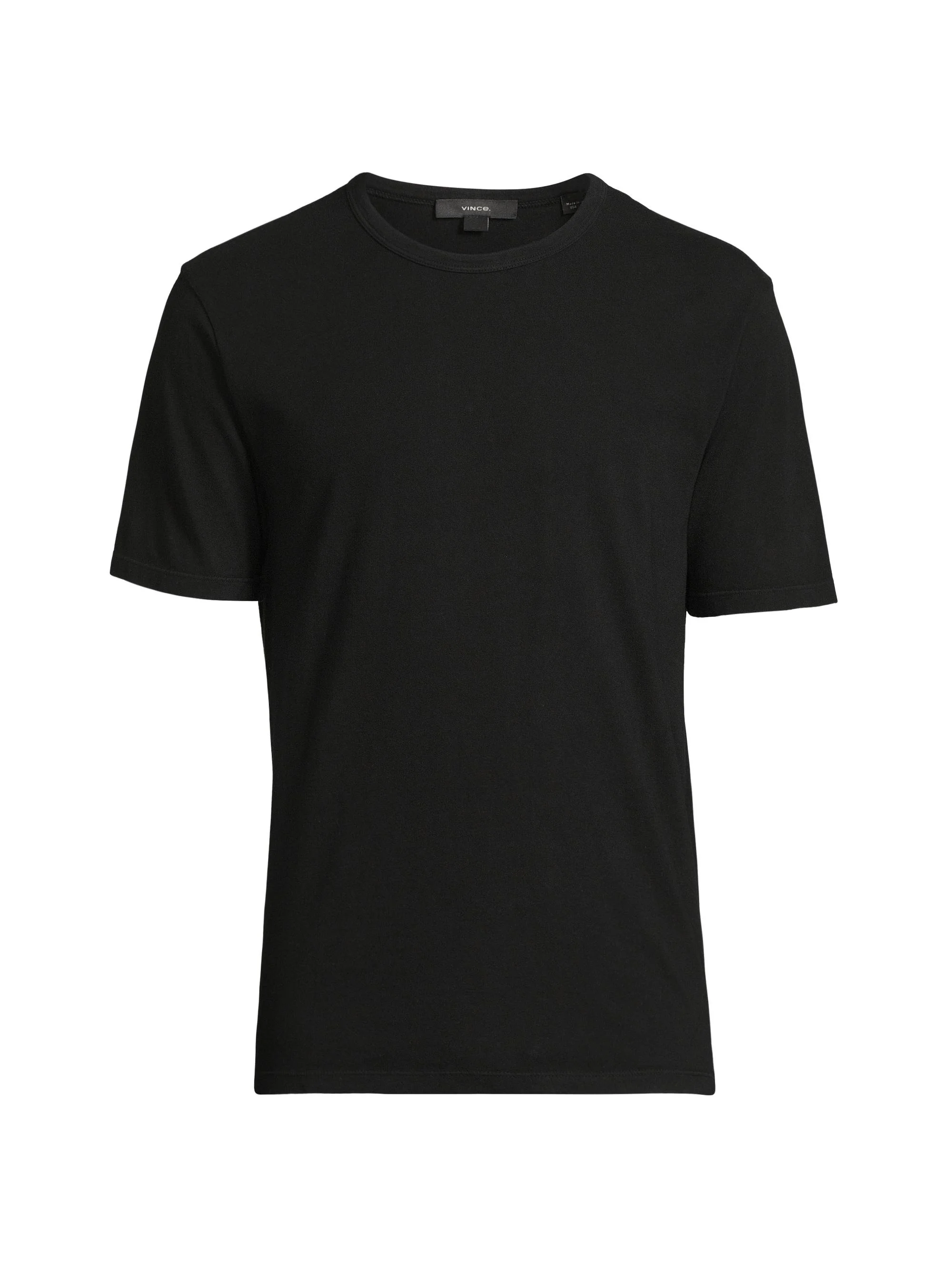 Men's Garment-Dyed Crewneck T-Shirt - True Black - 1