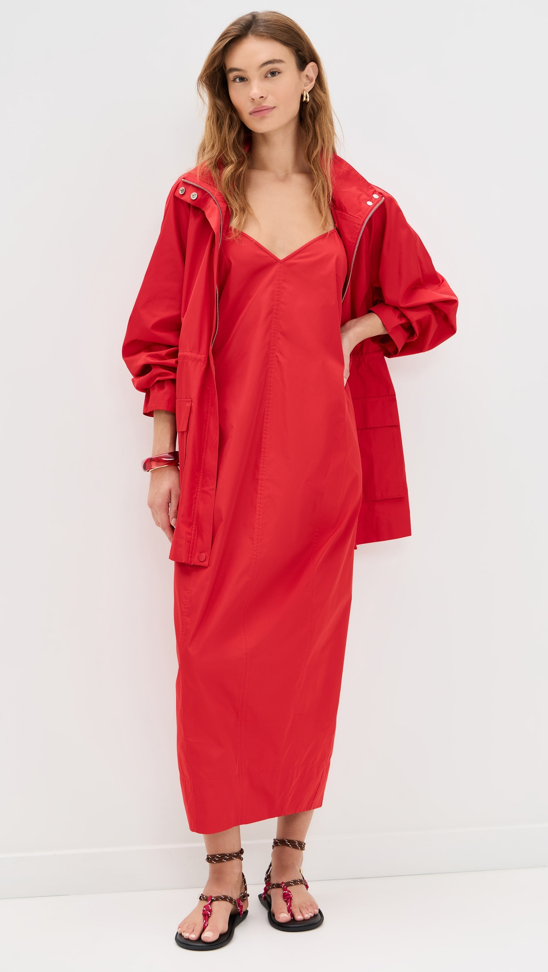 Paper Taffeta Cocoon Dress - 4