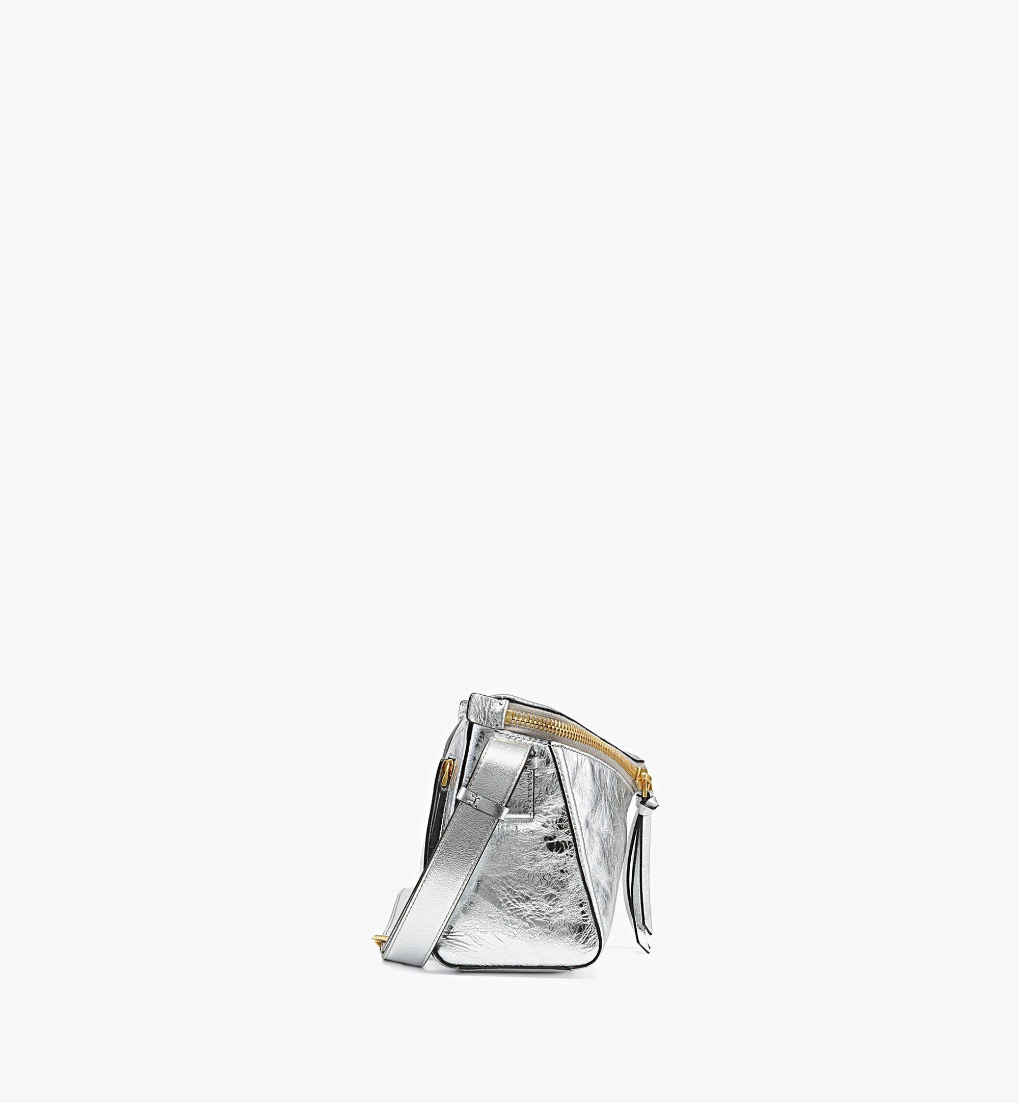 Diamant 3D Shoulder Bag in Metallic Calf Leather - 4