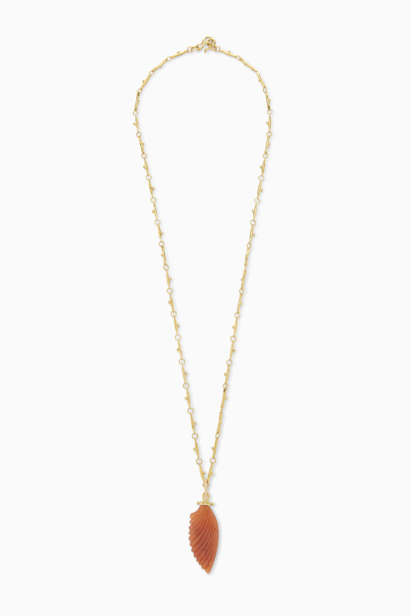 Large Wing Charm Necklace 1