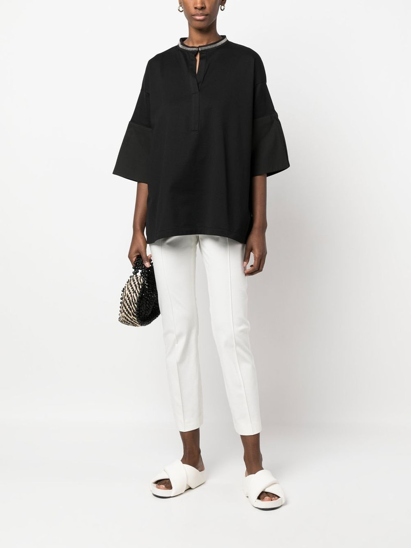 FABIANA FILIPPI slim-cut cropped trousers outlook