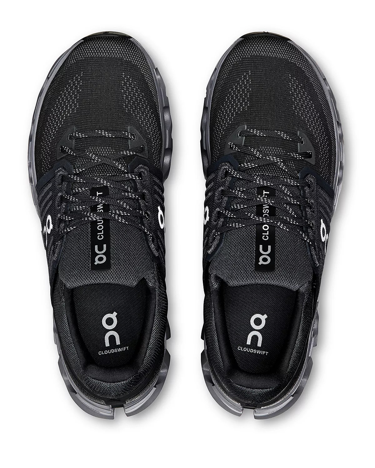 Men's Cloudswift 4 AD Black Sneakers - 2