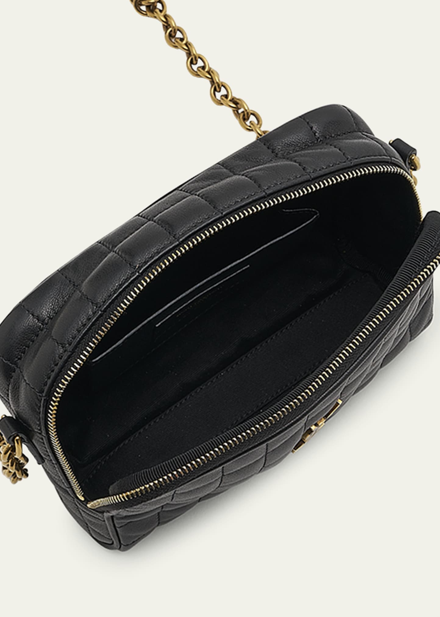 Mini Quilted Leather Camera Shoulder Bag - 4