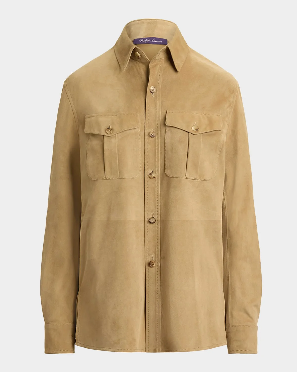 Landry Lightweight Suede Shirt - 1