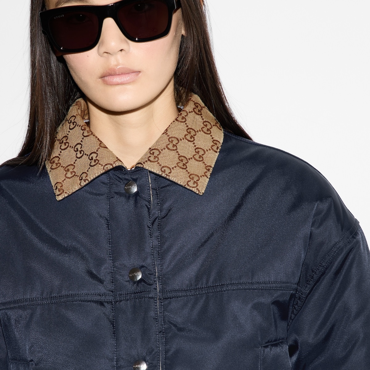 Reversible gabardine nylon jacket - 5