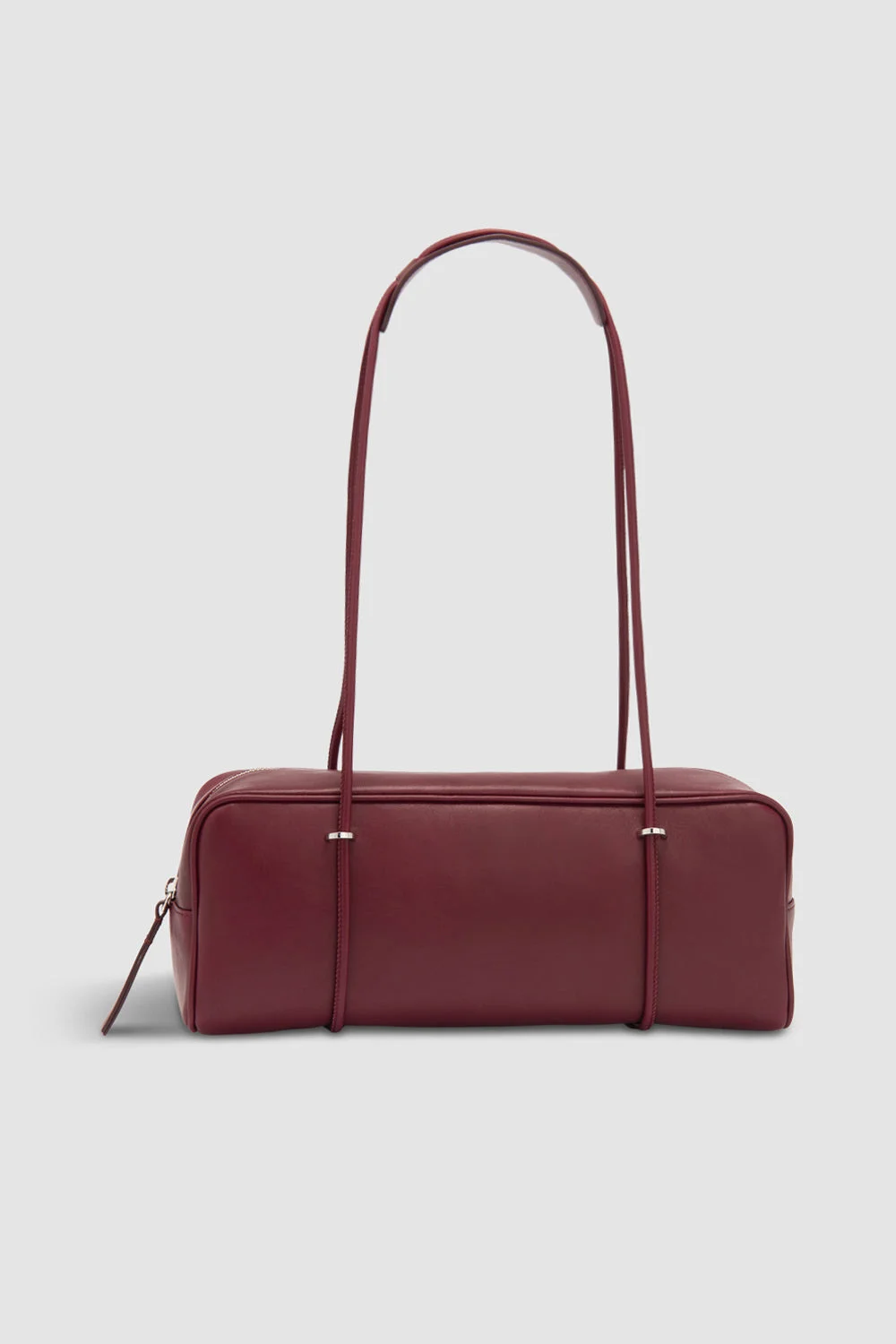 Kimberly Sour Cherry Nappa Leather Shoulder Bag - 1