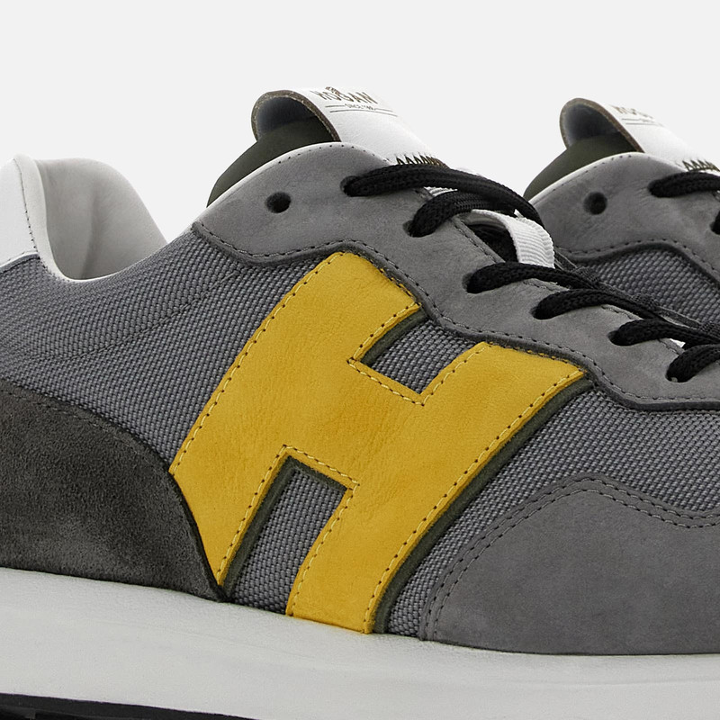 Sneakers Hogan H601 Grey Yellow White 6