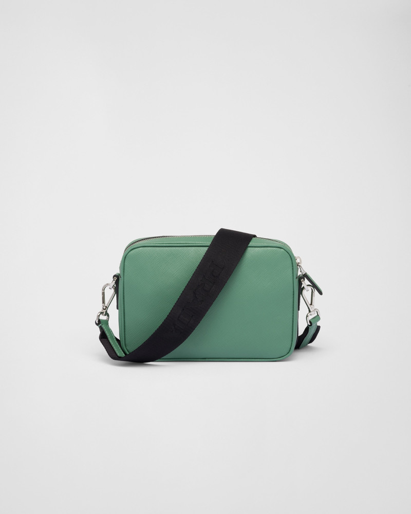 Saffiano leather shoulder bag 4