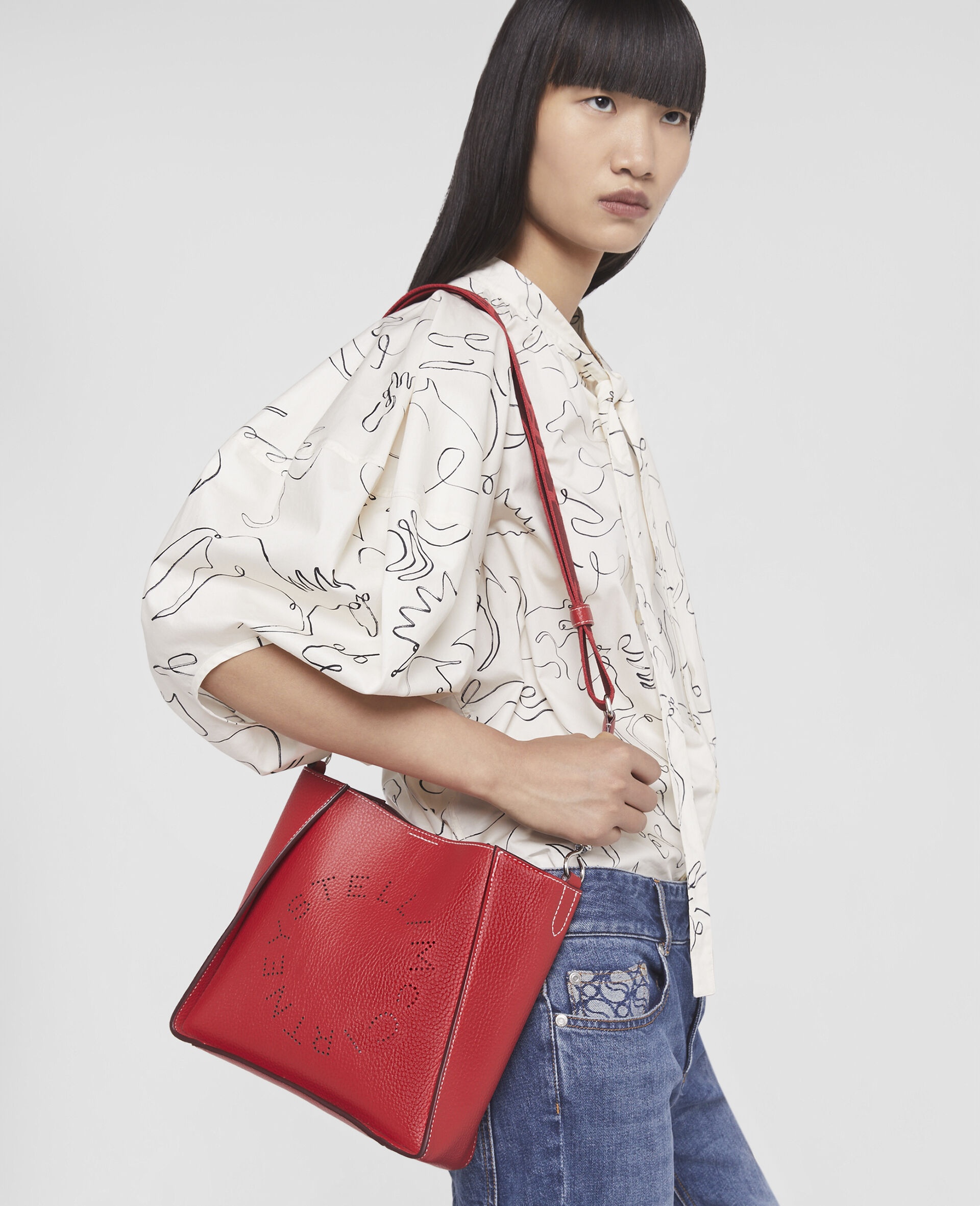 Stella Logo Grainy Shoulder Bag - 2
