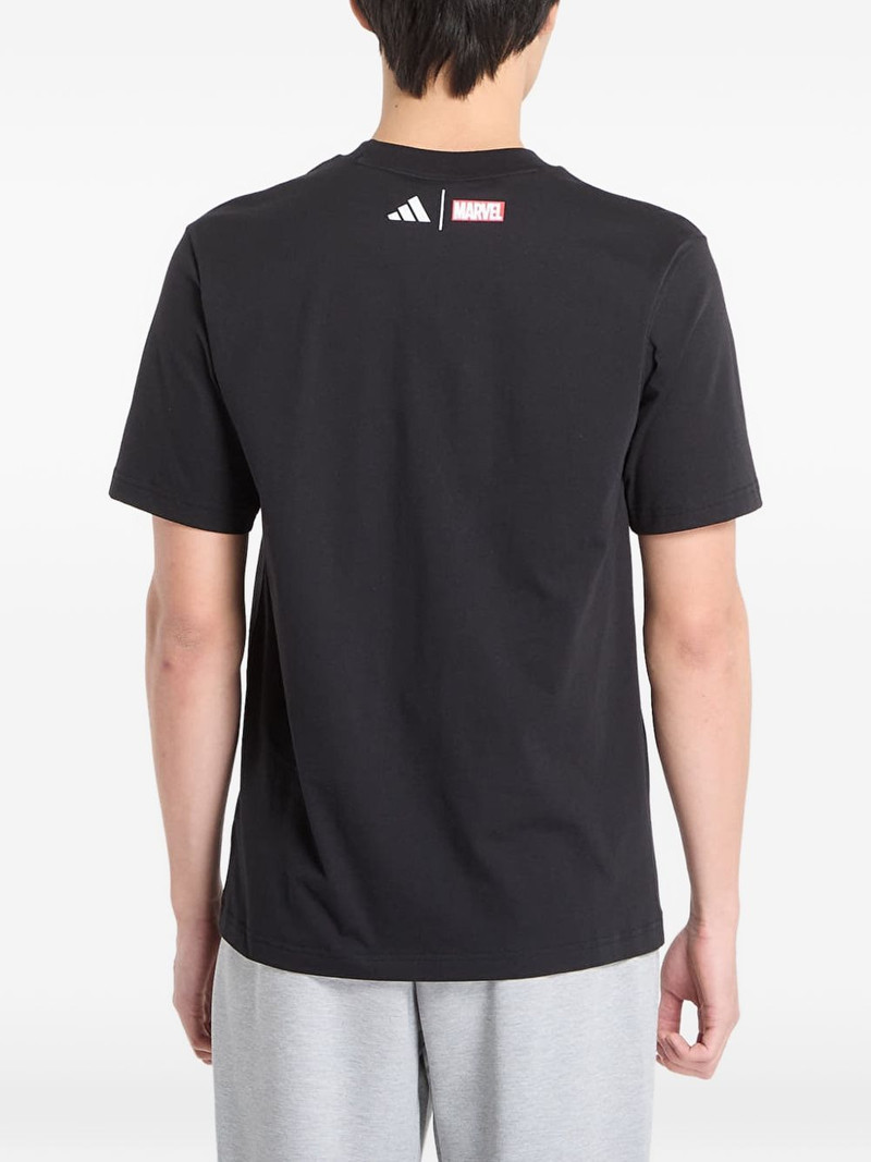 adidas logo-print T-shirt outlook
