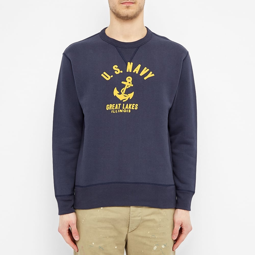 The Real McCoy's U.S. Navy Anchor Crew Sweat - 3