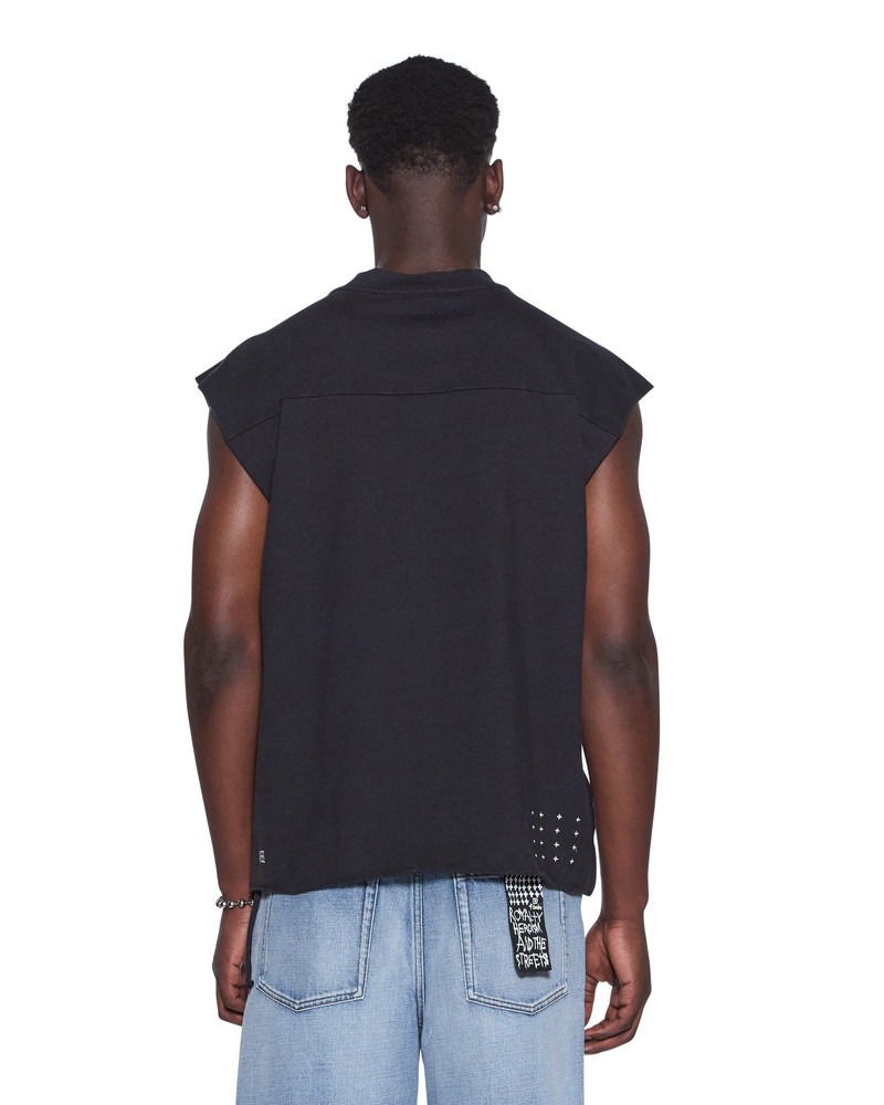 TOUCHDOWN EKCESS CUT OFF TANK JET BLACK 3
