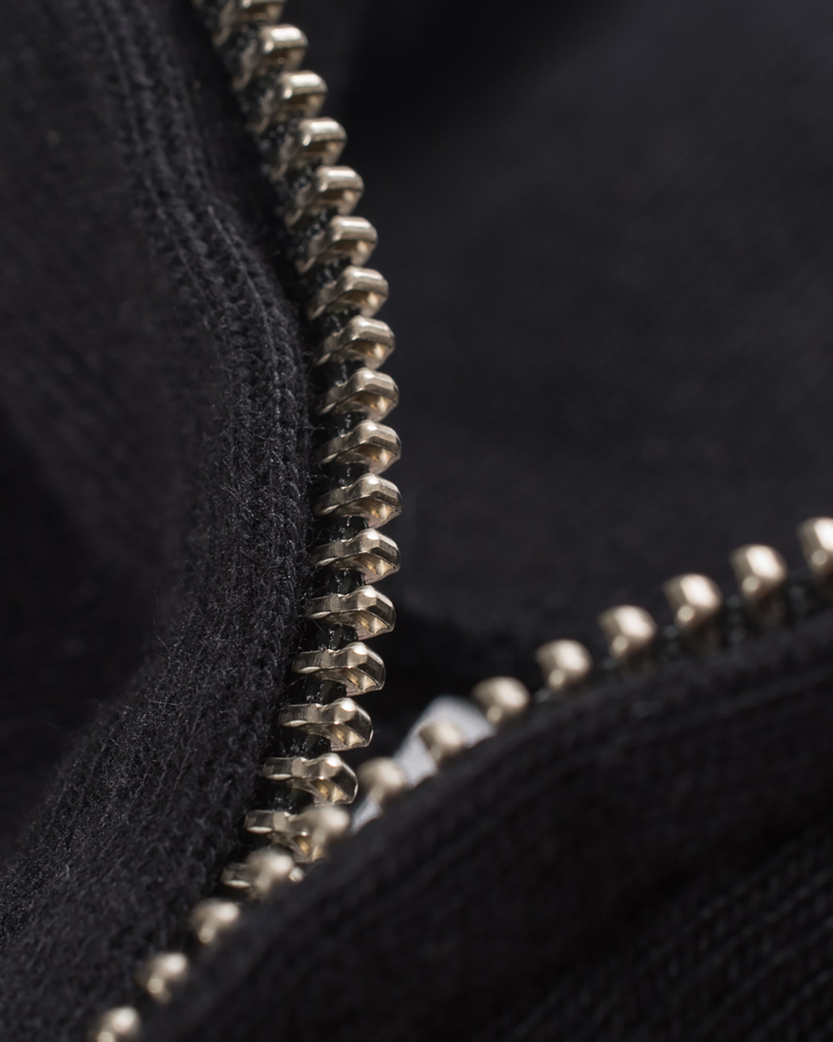 IHSW-11-BLK 14oz Ultra Heavyweight Loopwheel Cotton Zip Up Sweater - Black - 10