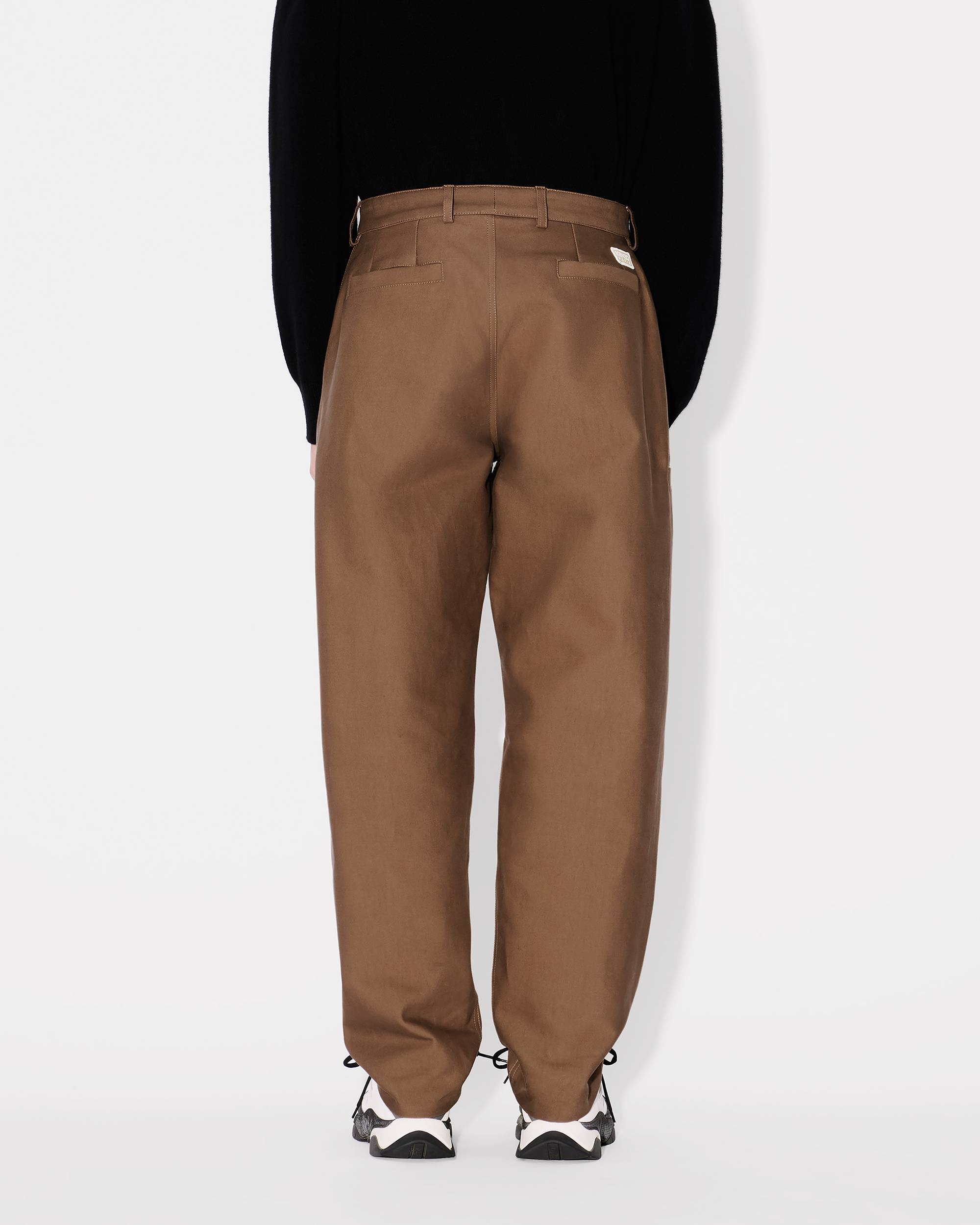 Tapered workwear straight pants - 5