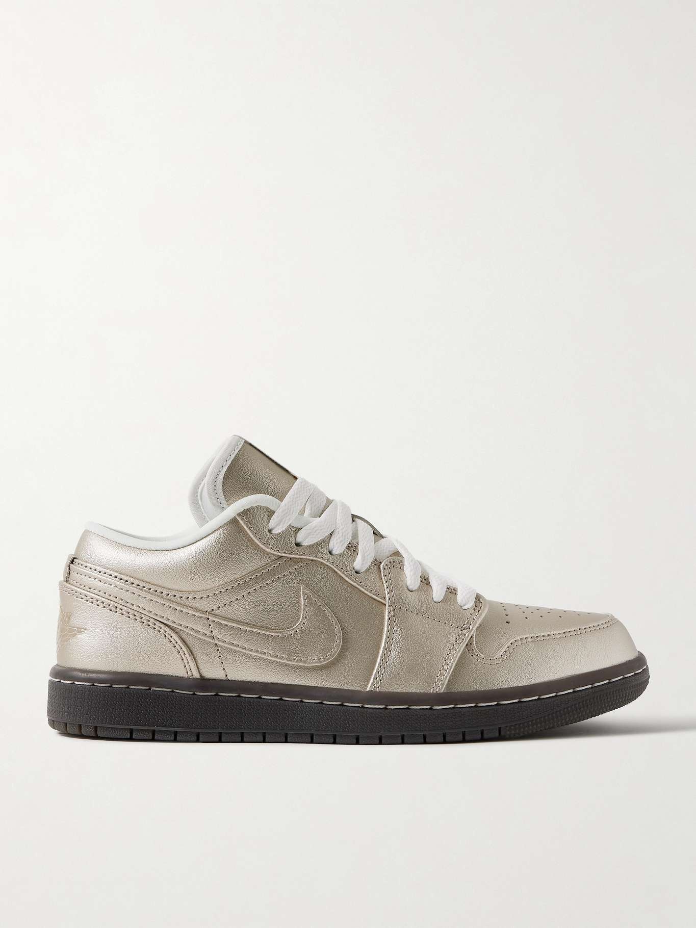 Air Jordan 1 Low metallic leather sneakers - 1