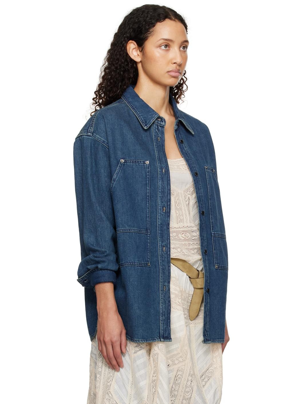 Blue Okely Denim Jacket - 2