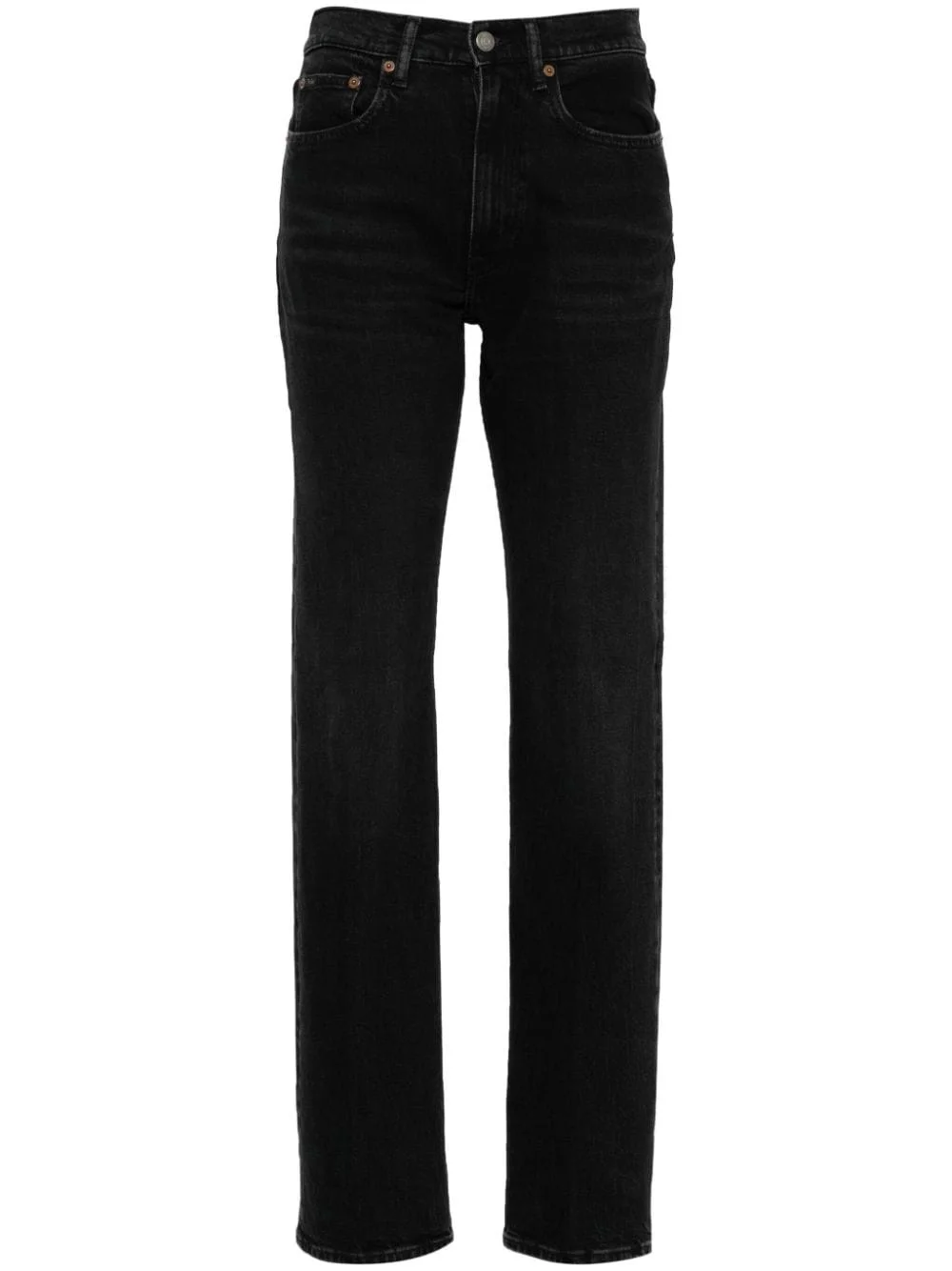 mid-rise straight-leg jeans - 1