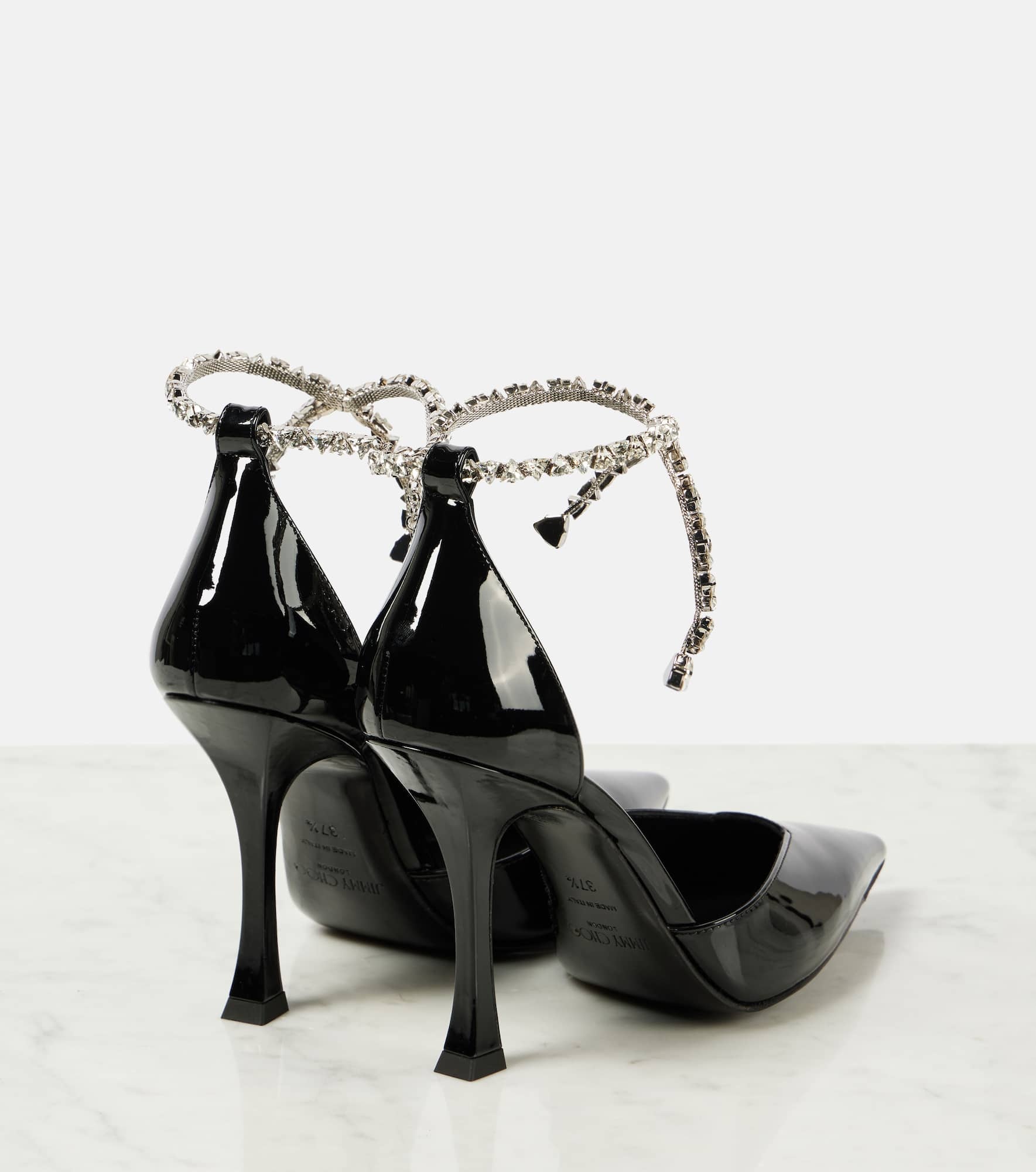 Stevie 100 embellished patent leather pumps - 2