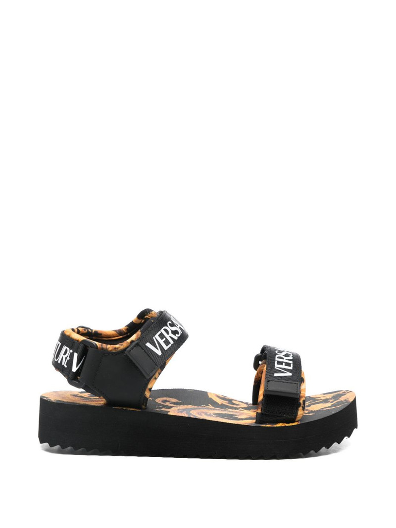 logo-strap sandals 1