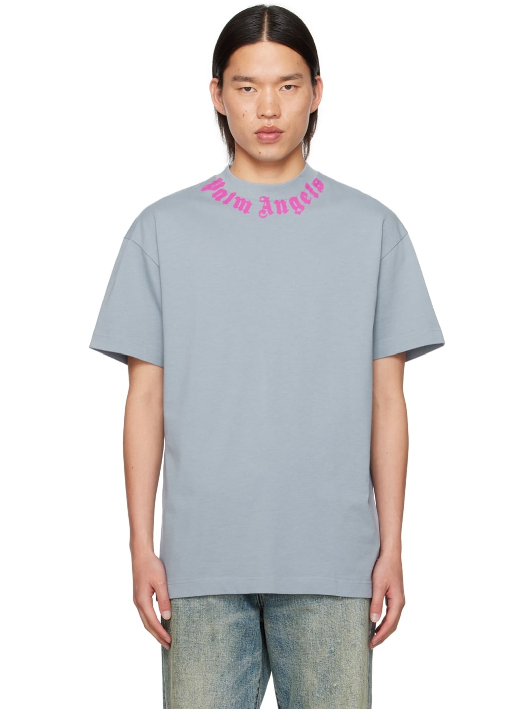 Gray Printed T-Shirt - 1