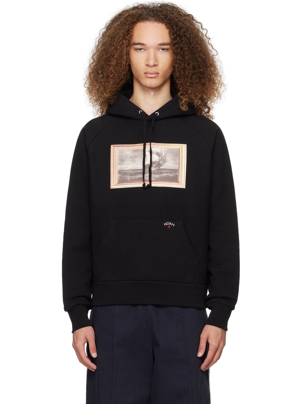 Black The Cure Printed Hoodie - 1