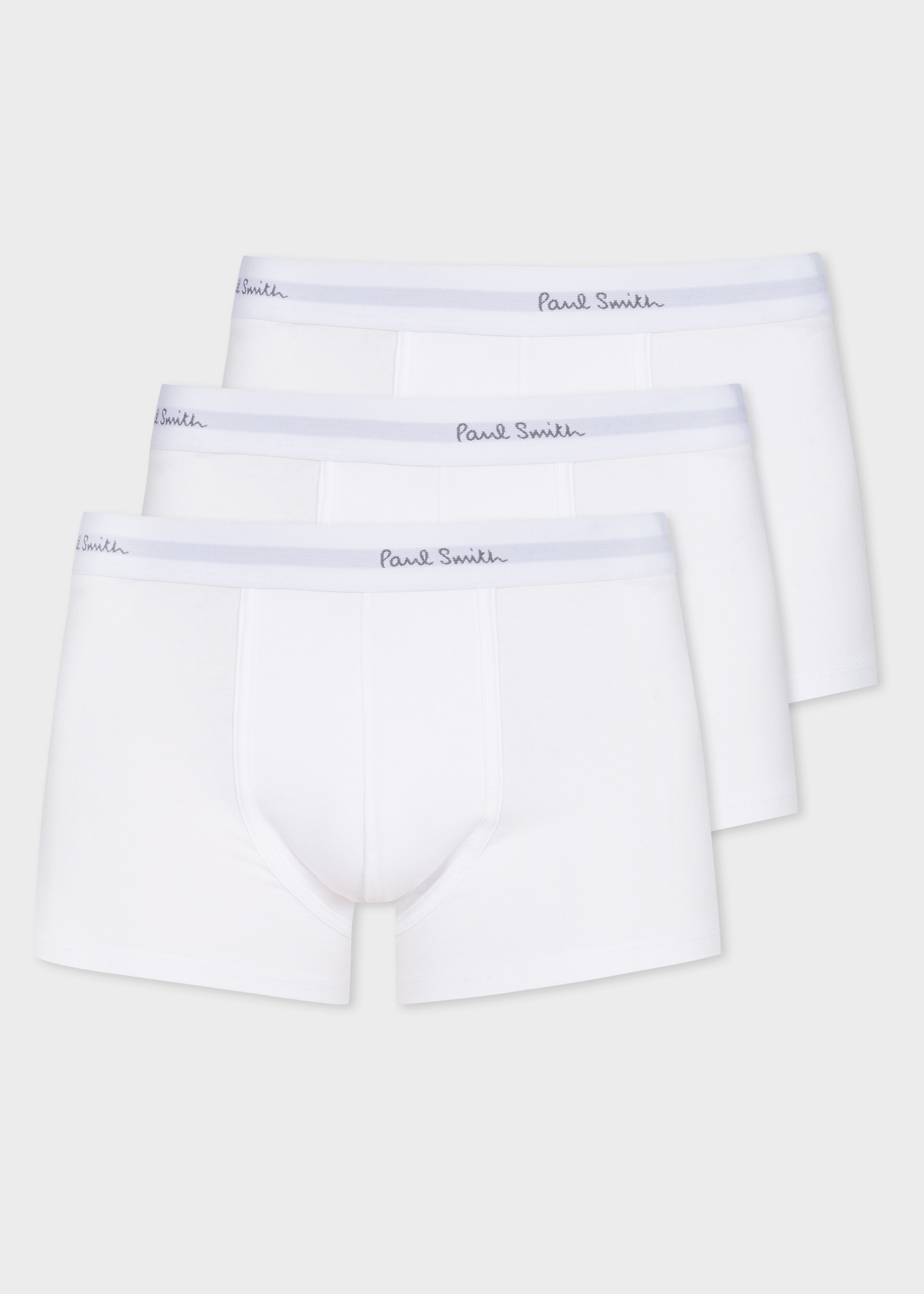 White Boxer Briefs Three Pack - 1
