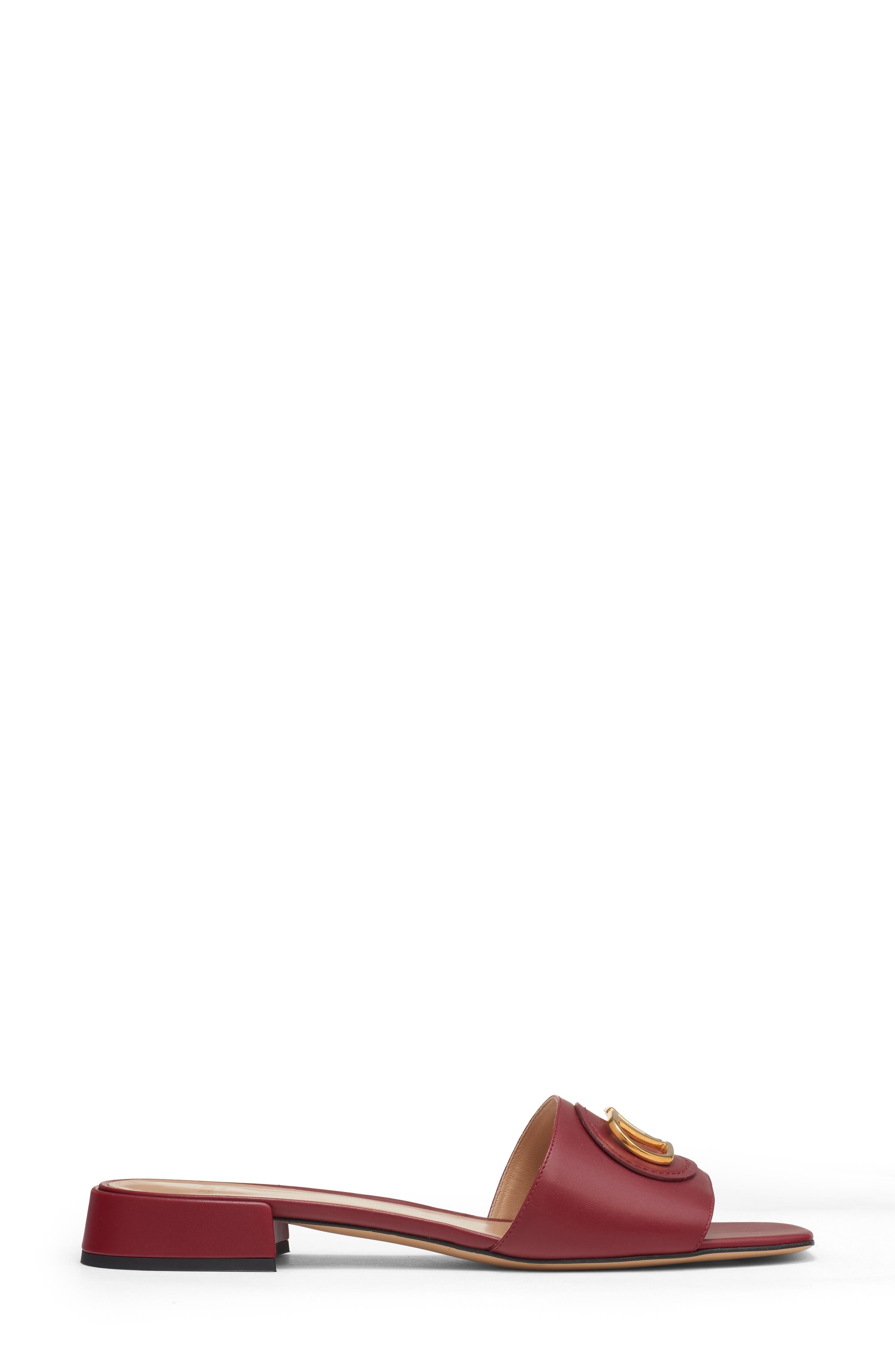 Valentino Garavani VLOGO Signature Slide Sandal in Brick at Nordstrom - 3