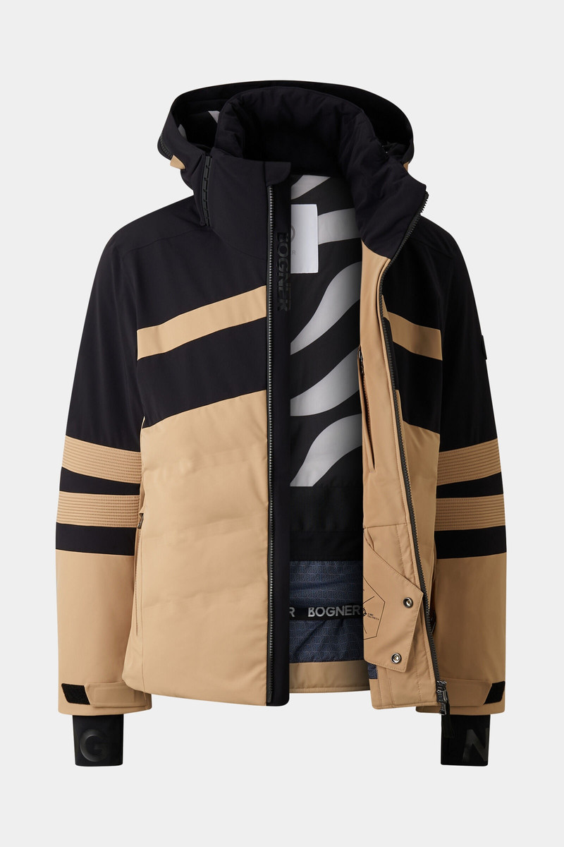 BOGNER Henri Ski jacket in Beige/Black outlook