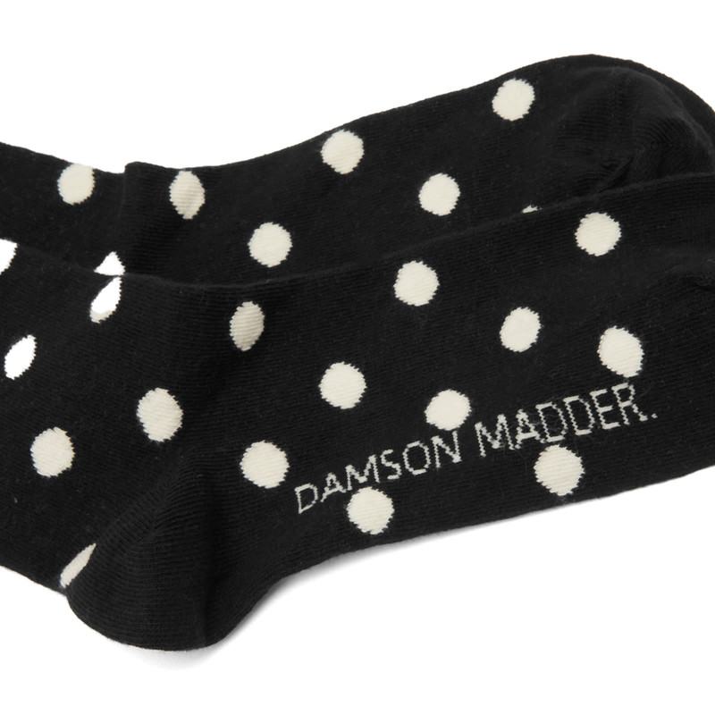 Damson Madder Knee High Polka Dot Socks 3