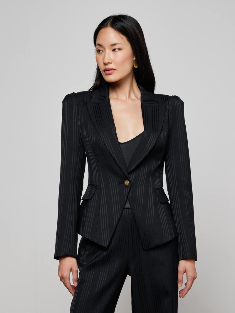 Kaisley Faux Fur Collar Blazer 5