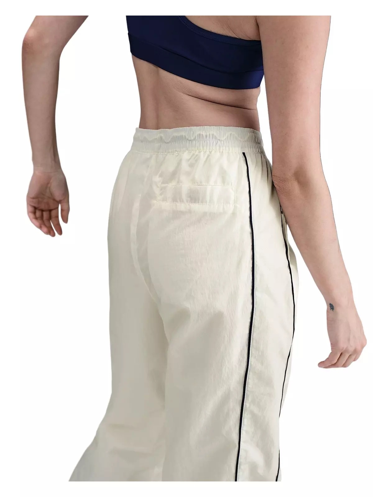 Women's Windrunner High-Waisted Woven Open-Hem Pants -Sail - 2