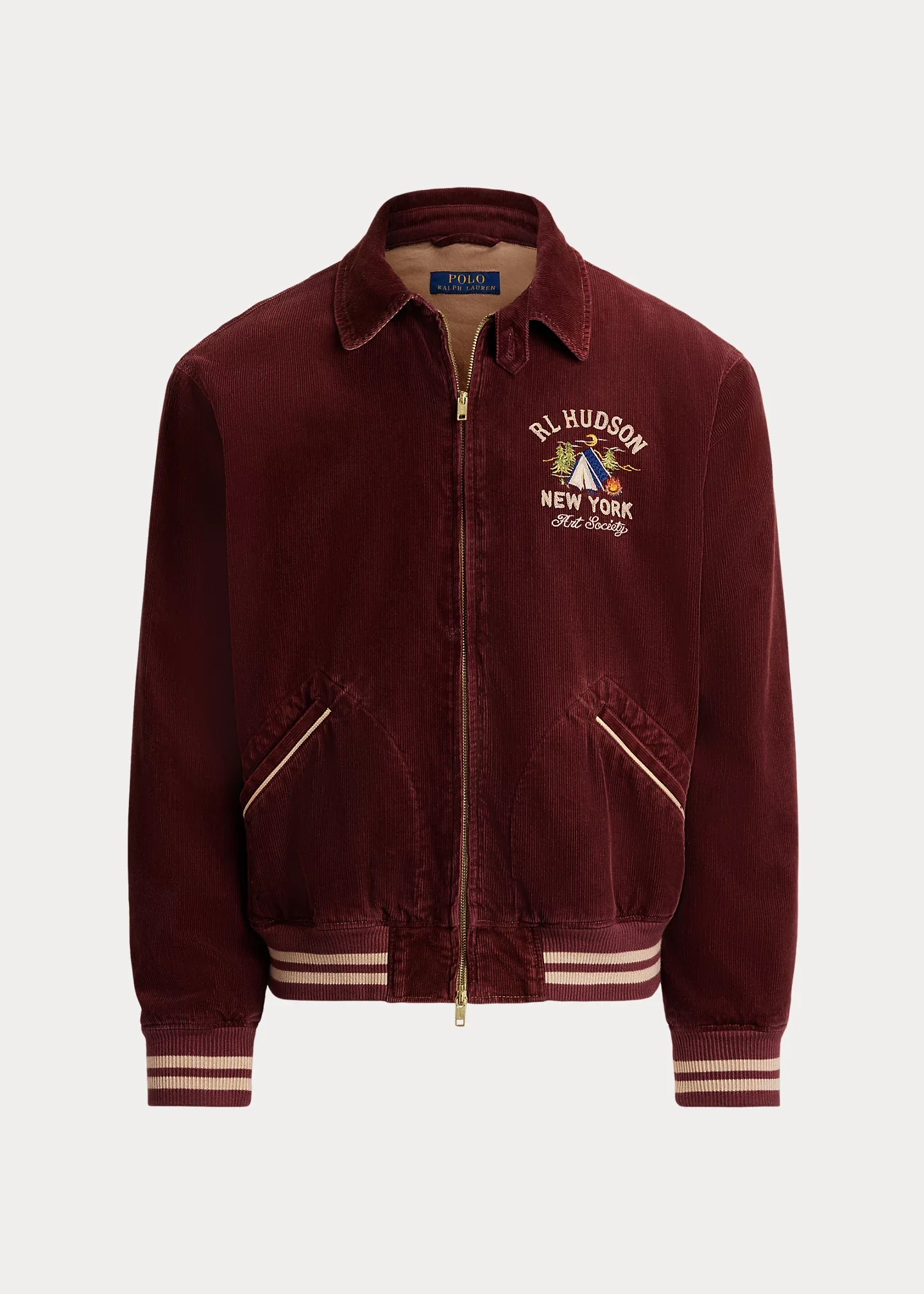 Corduroy Graphic Track Jacket - 1