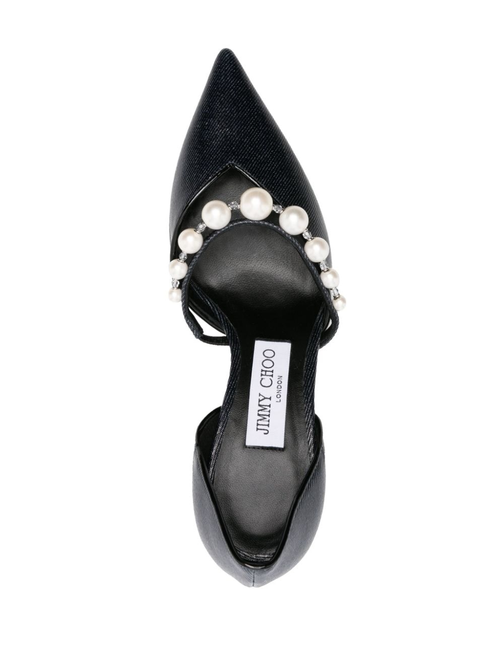 Aurelie 65mm pearl-embellished pumps - 4