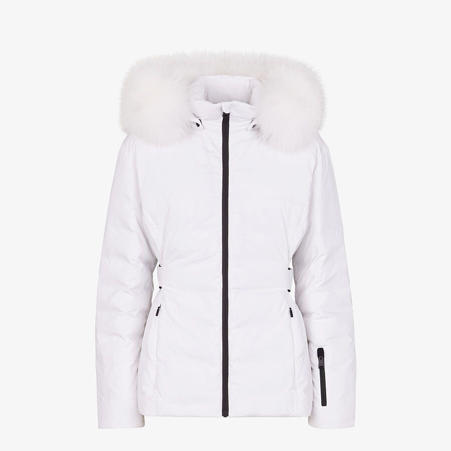 White tech fabric down jacket - 1