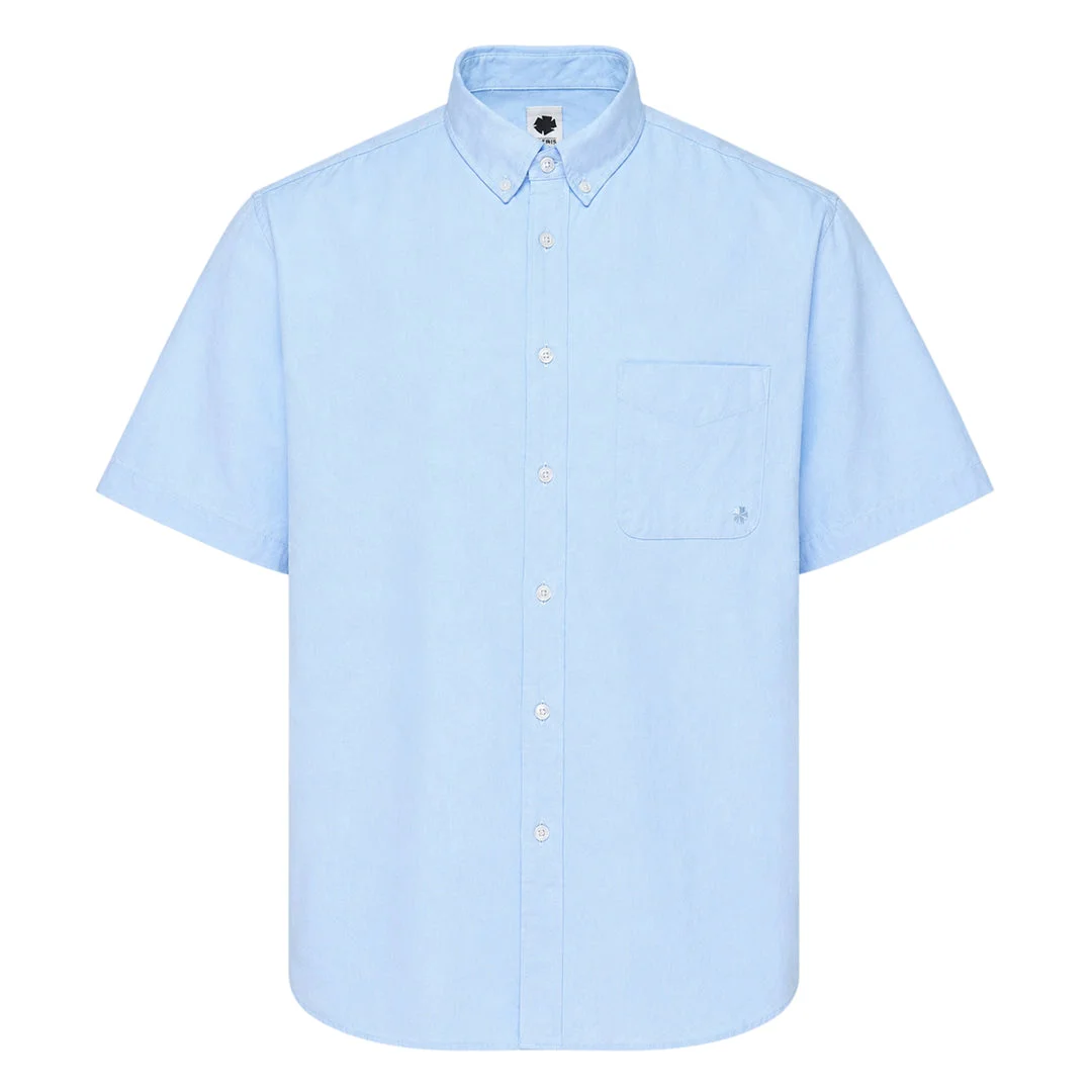 Short Sleeve Oxford Button Down Shirt - 1