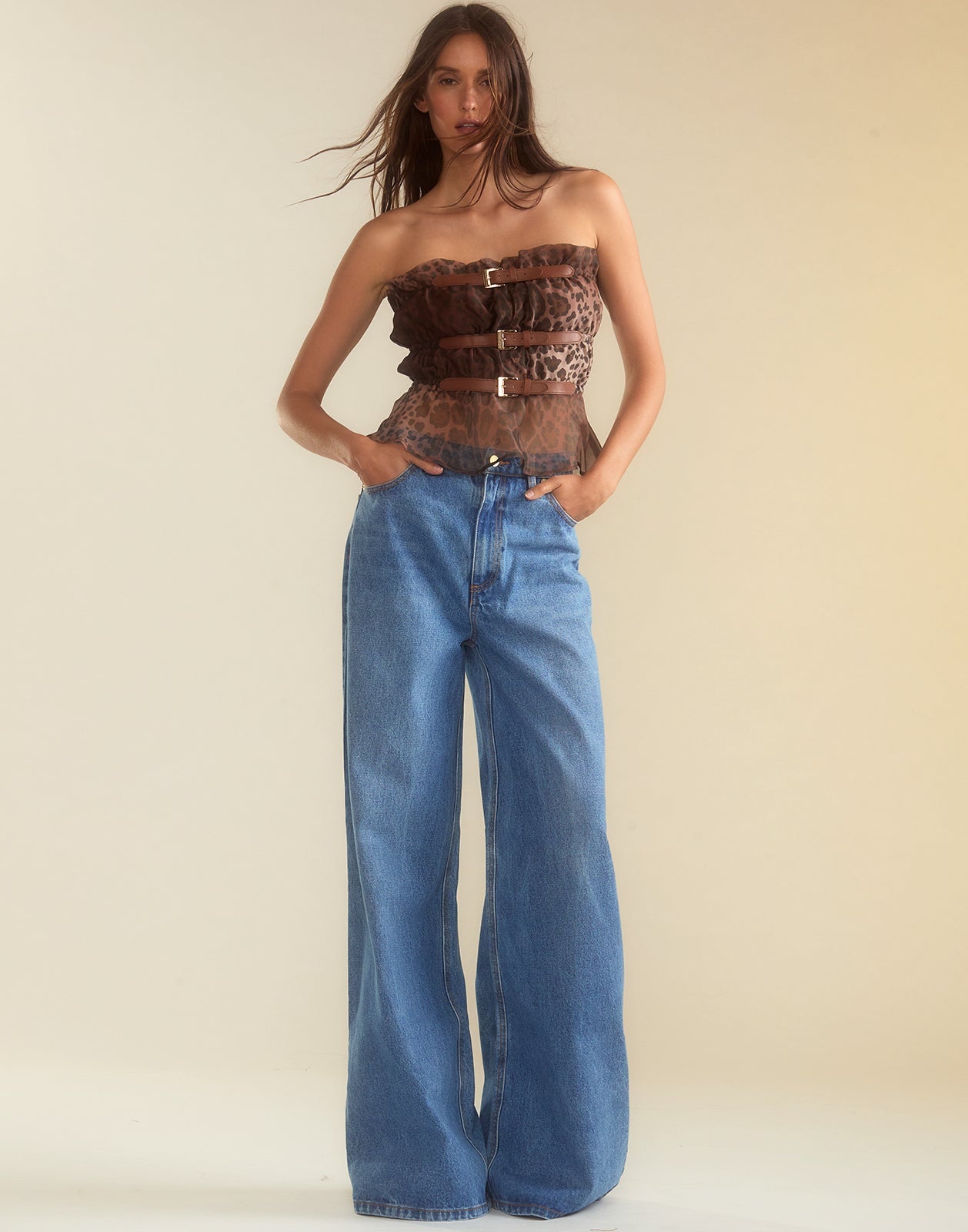 Buckle Up Silk Organza Top - 4