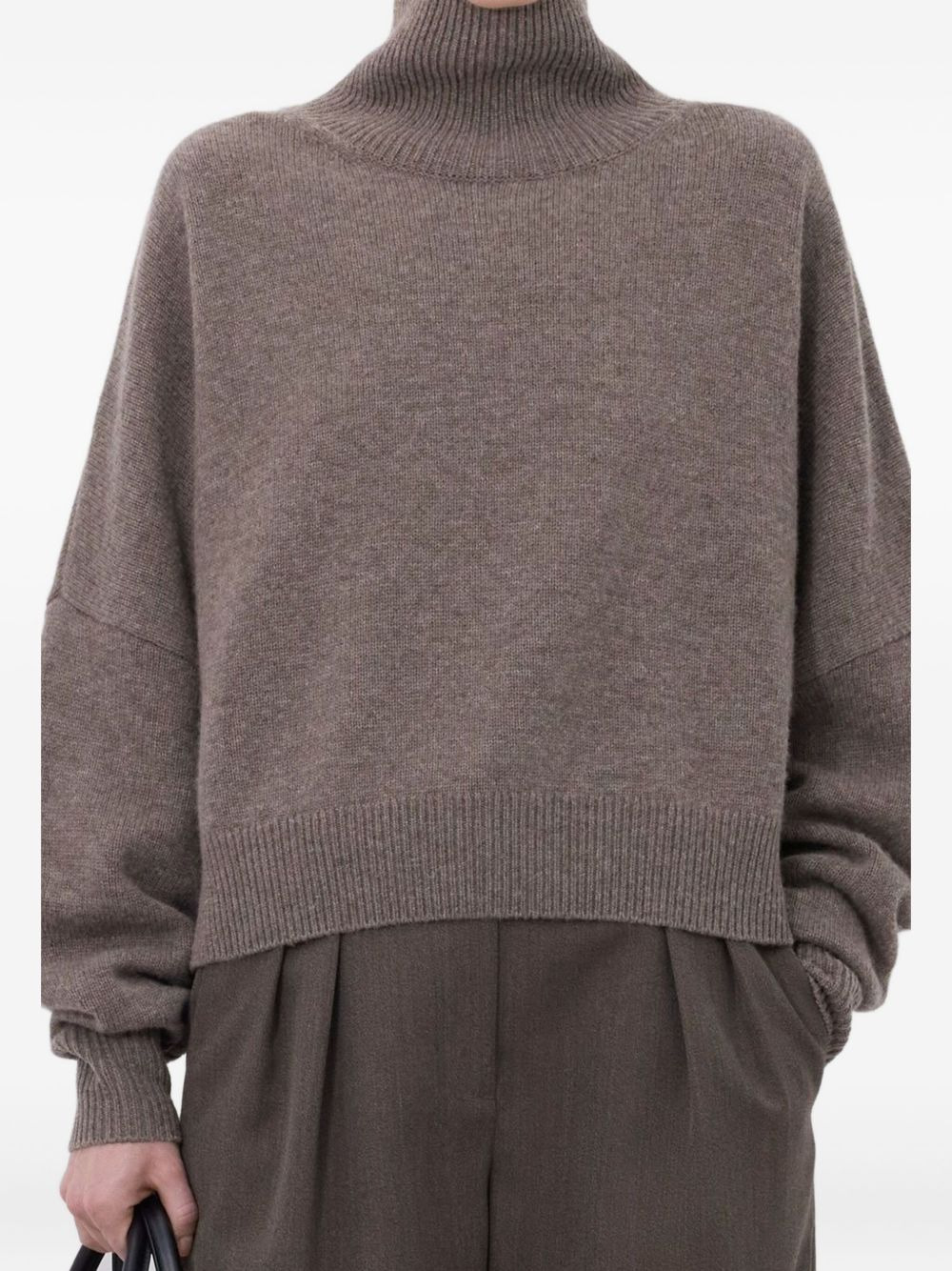 Luke ribbed-collar wool sweater - 4