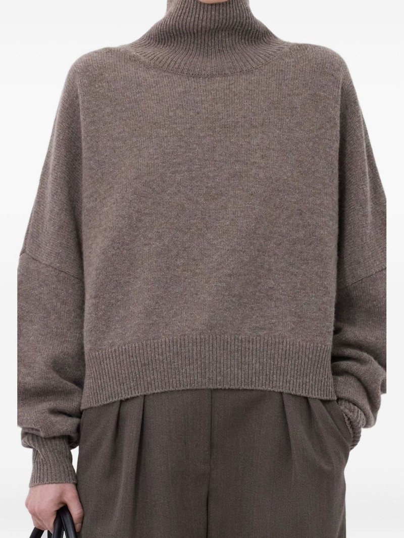 Luke ribbed-collar wool sweater 4