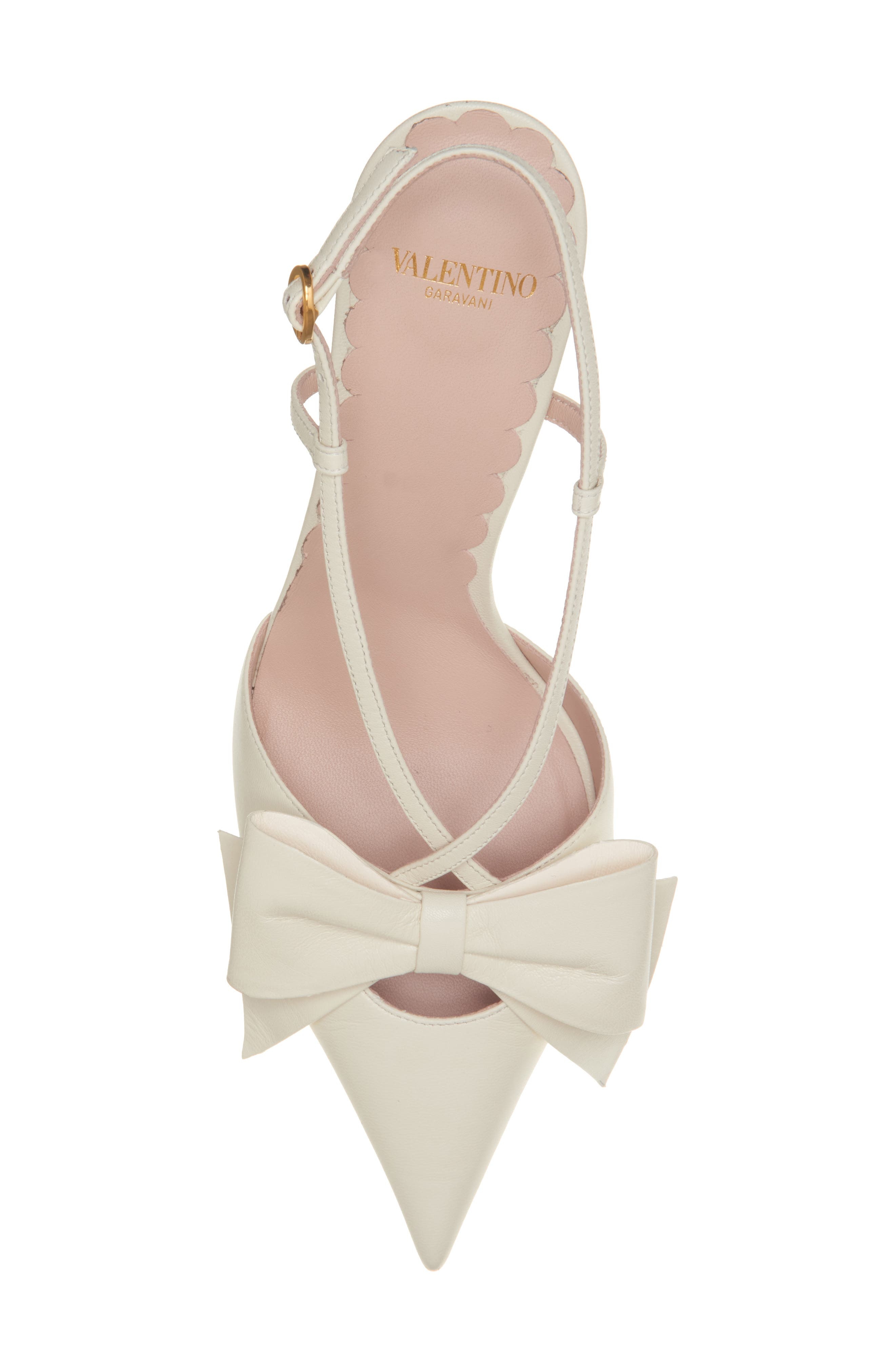 Valentino Garavani Bowow Slingback Pump in Ivory at Nordstrom - 5