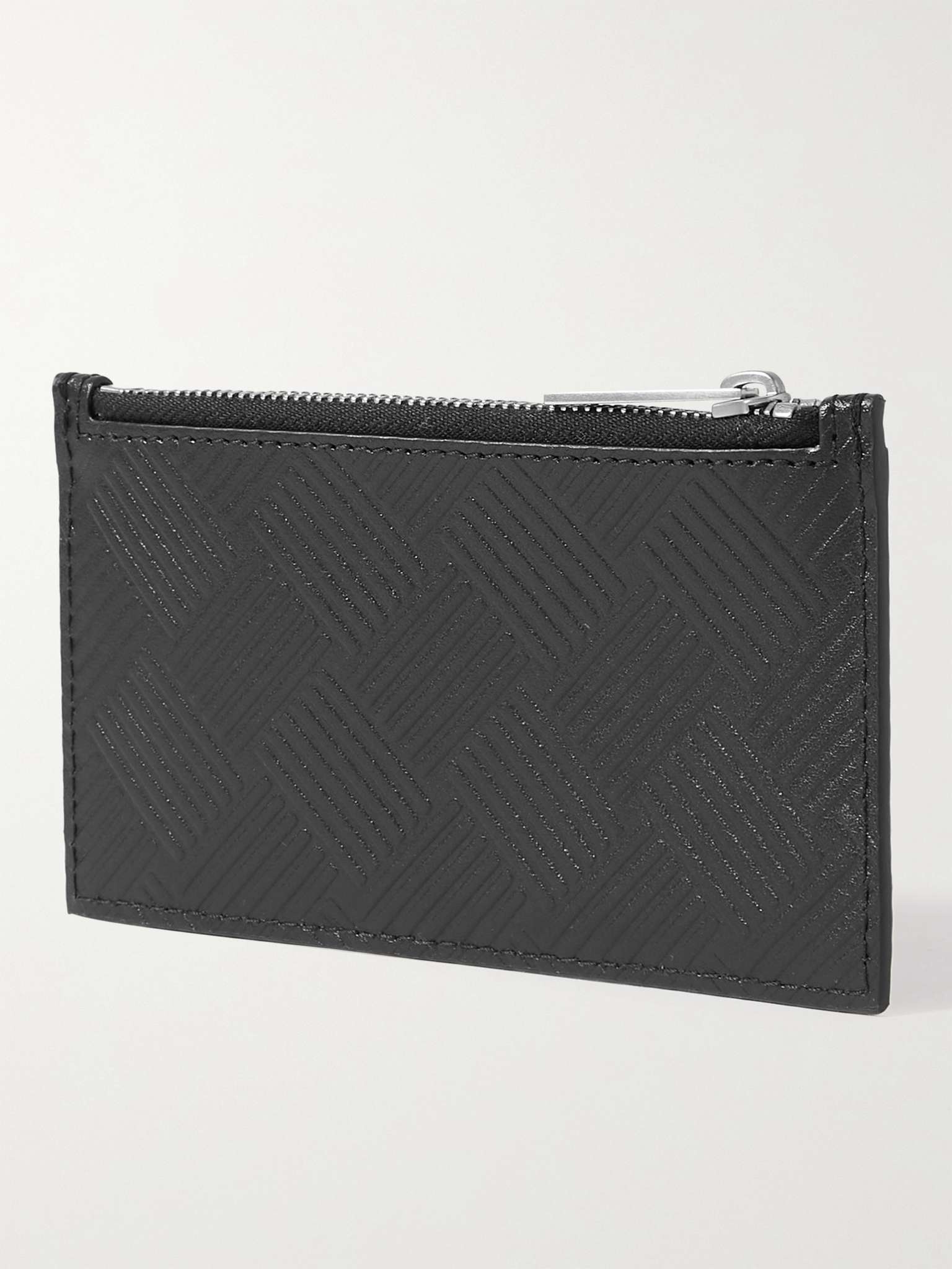 Intrecciato-Debossed Zipped Cardholder - 3