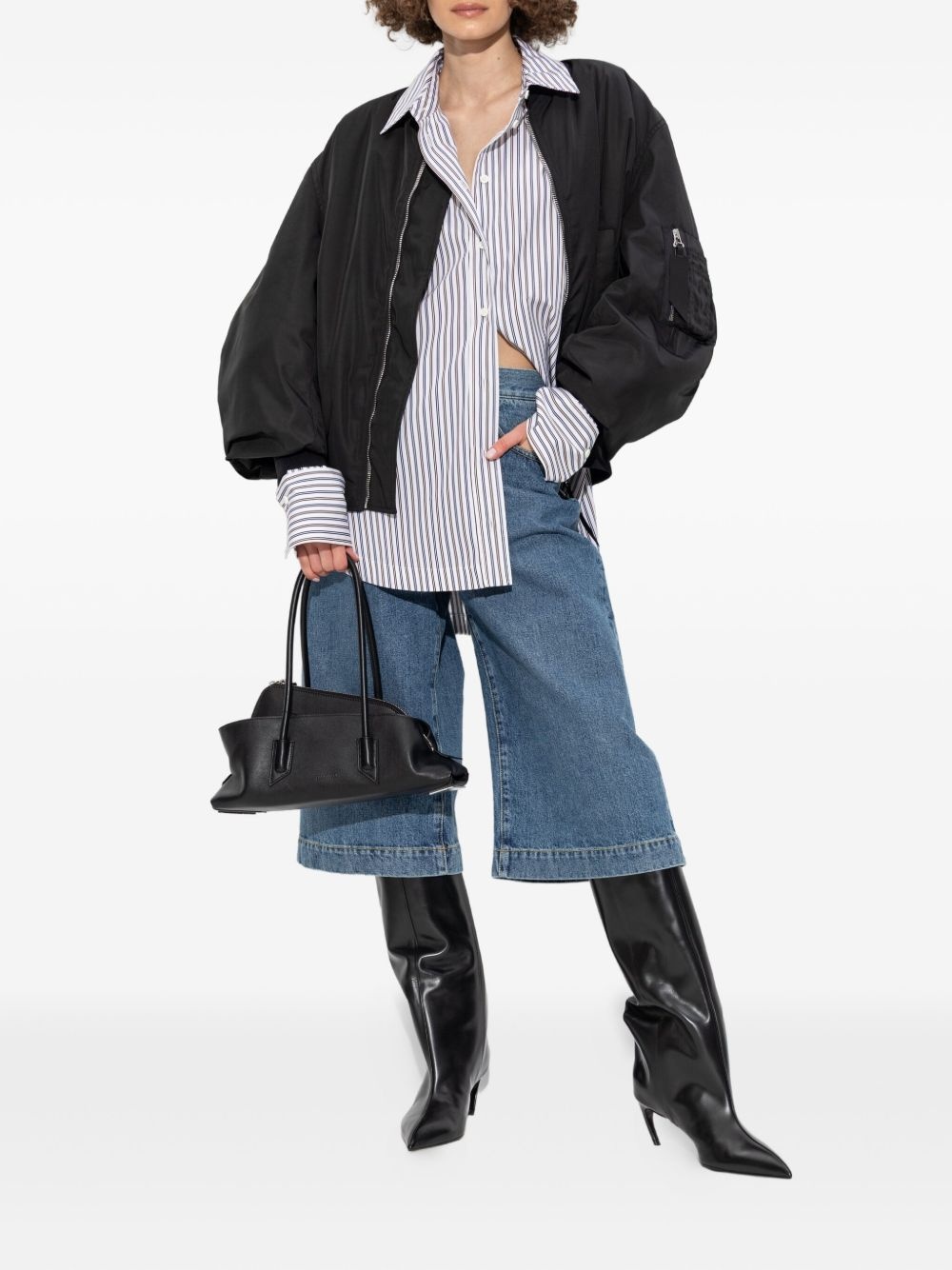 striped asymmetrical shirt - 2