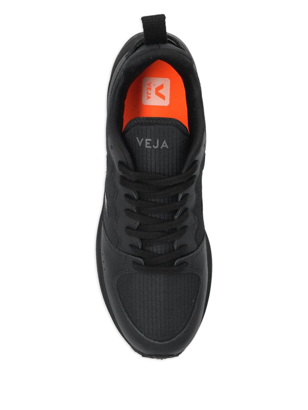 leather-panelled sneakers - 4