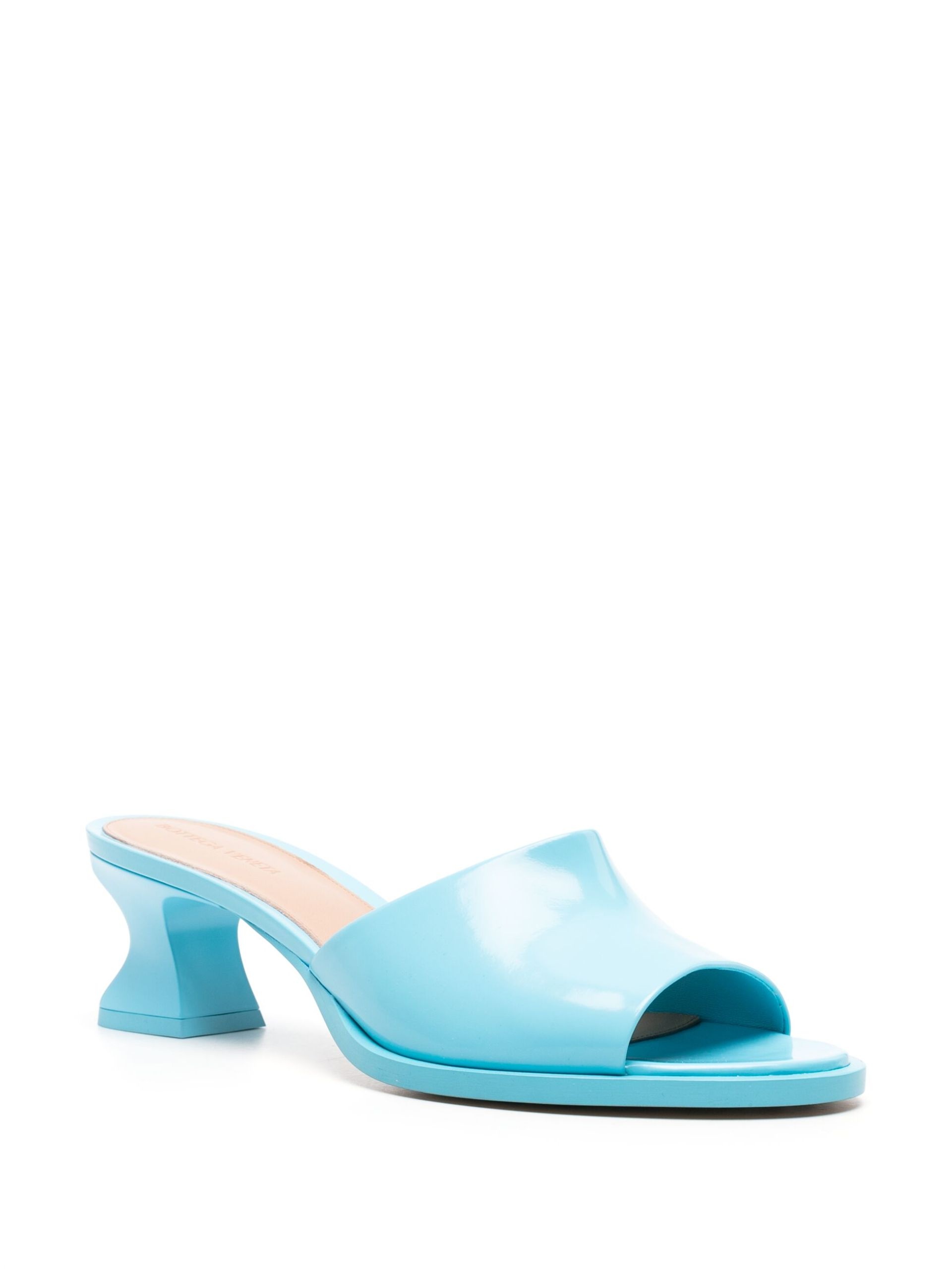 Blue 50 Cha-Cha Mules - 2