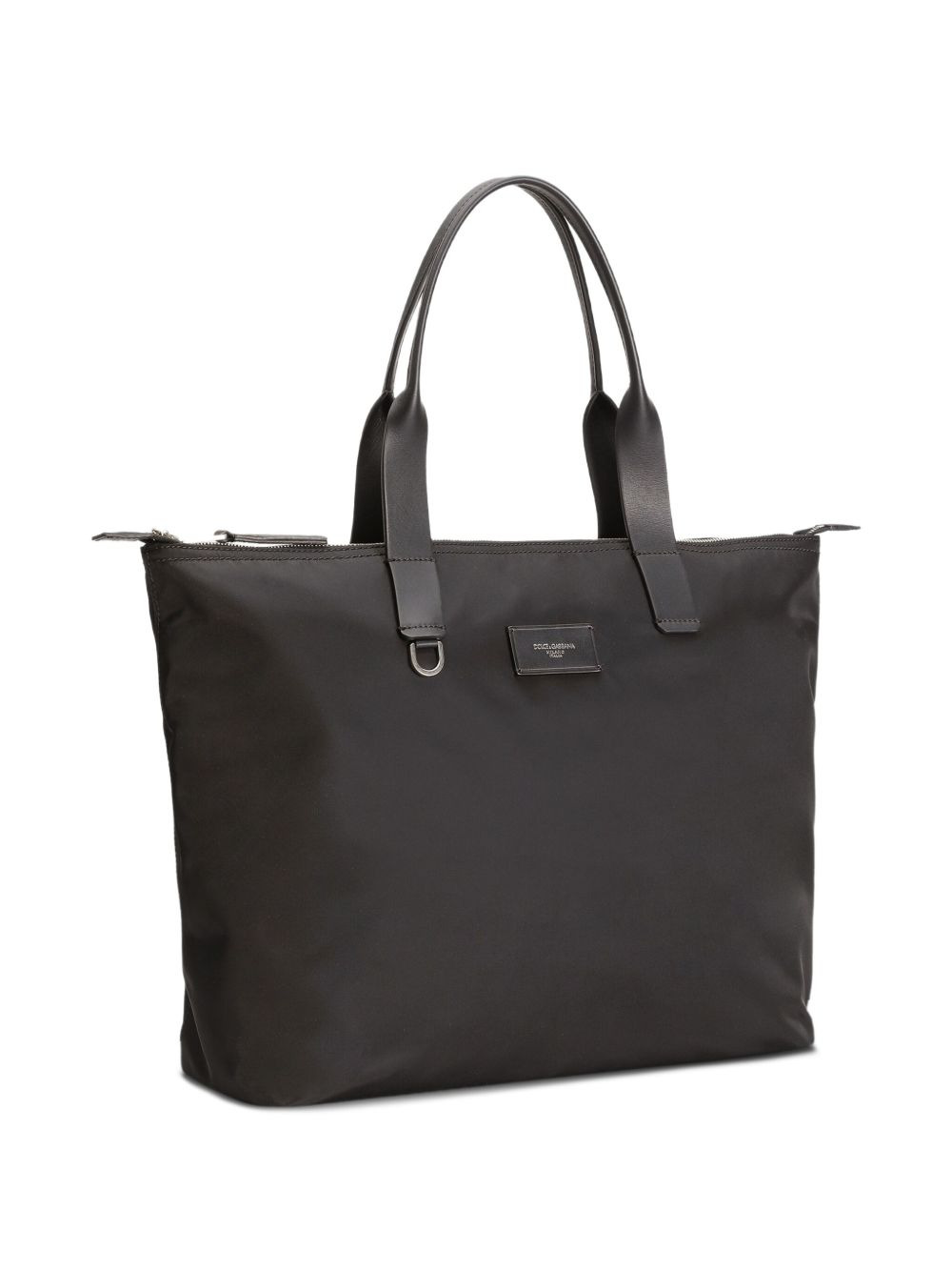 logo-plaque tote bag - 3