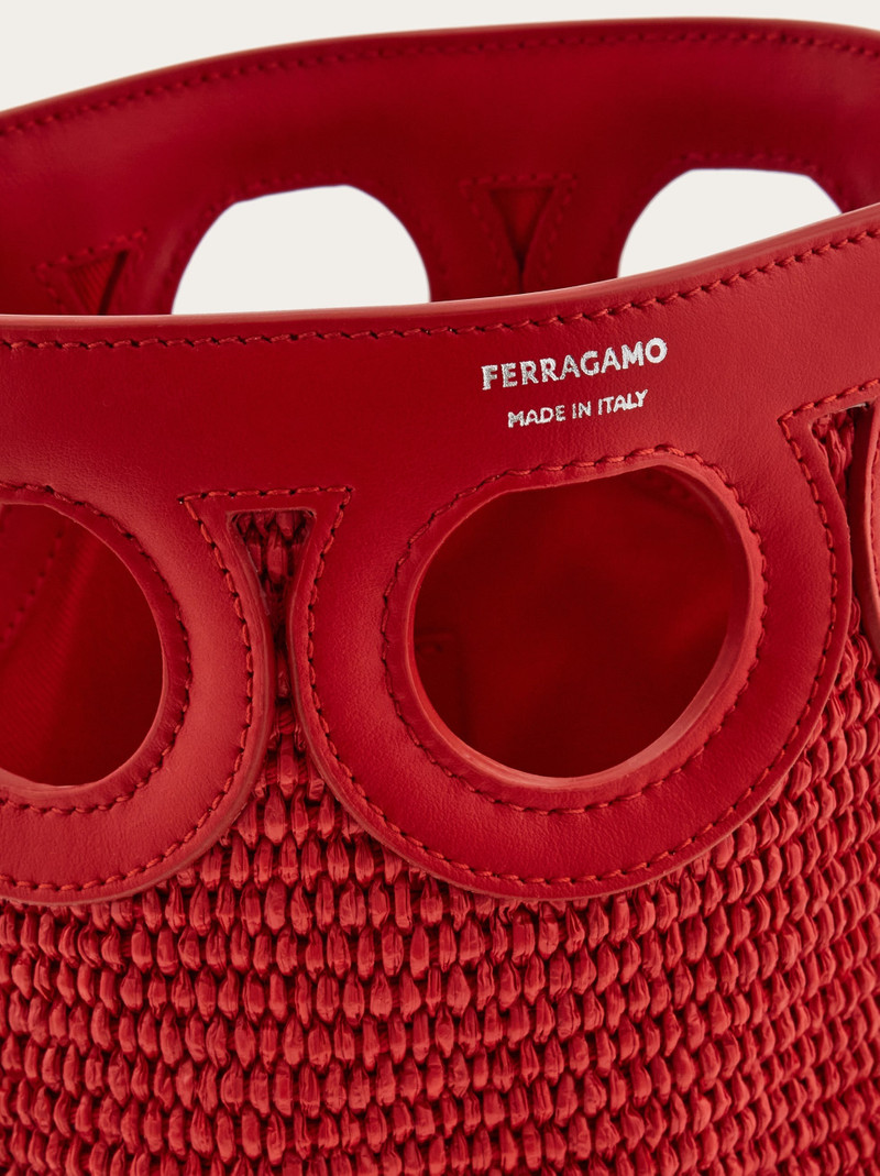 Gancini mini bucket bag 6